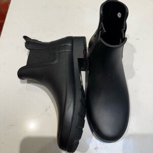 Hunter Black Rubber Boots